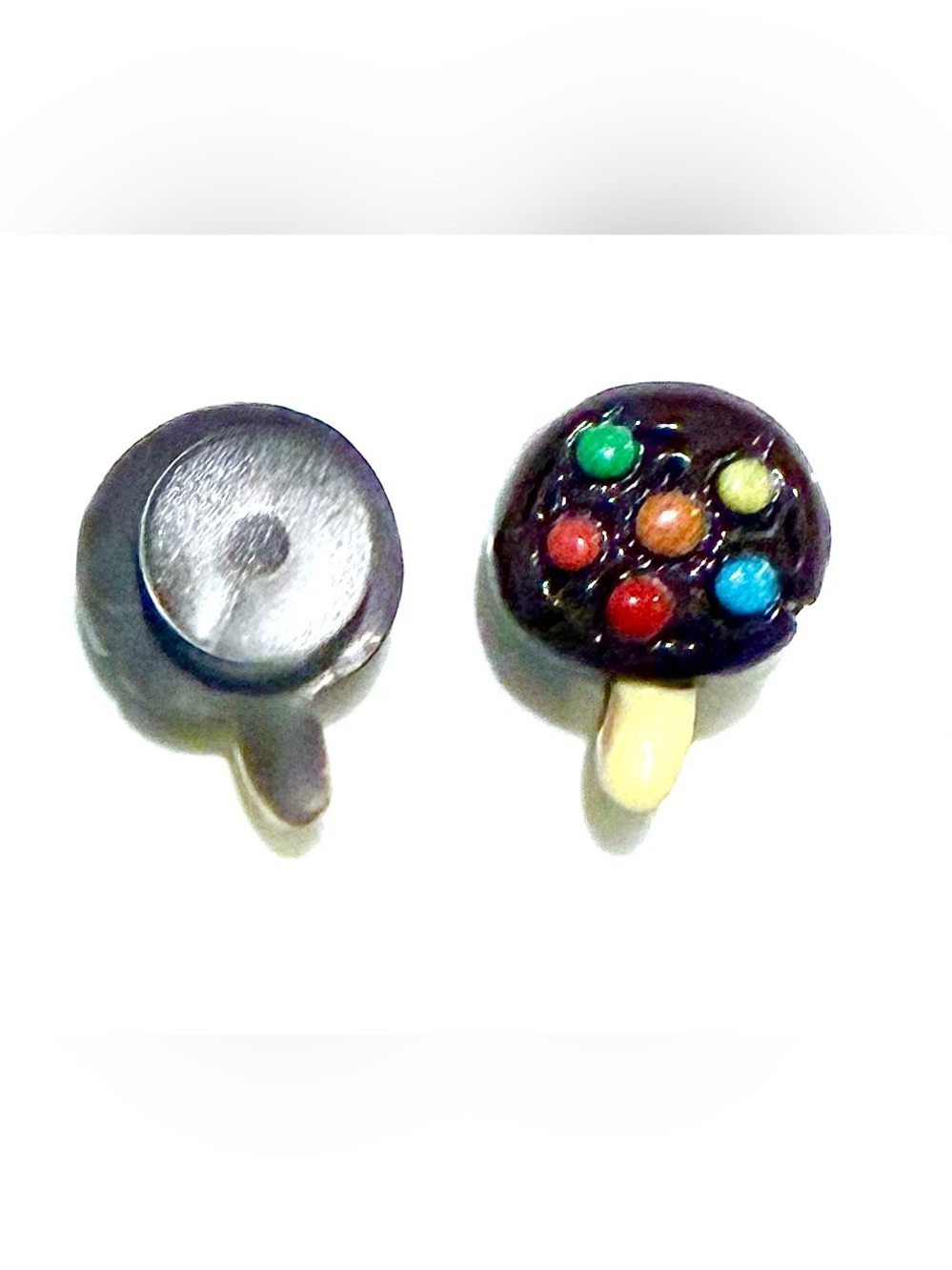 2 Candy Glossy Resin Croc Charms Jibbit Shoe Charm Disney Croc Charms